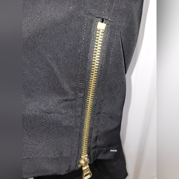 GUESS Raincoat/Jacket With Gold Accents Size Small - Picture 4 of 9